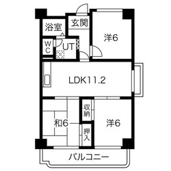 南千里駅 徒歩26分 2階の物件間取画像